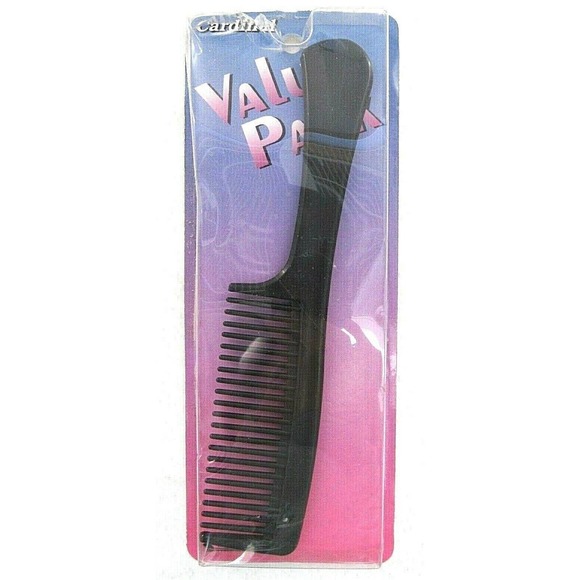 CARDINAL Black Wide Tooth Comb for Detangling Hairbrush Hair Brush - NEW - NWT - Picture 1 of 2